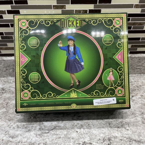 Universal's Wicked Deluxe Shiz University Uniform & Accessories Child Dress Set - Picture 4 of 6